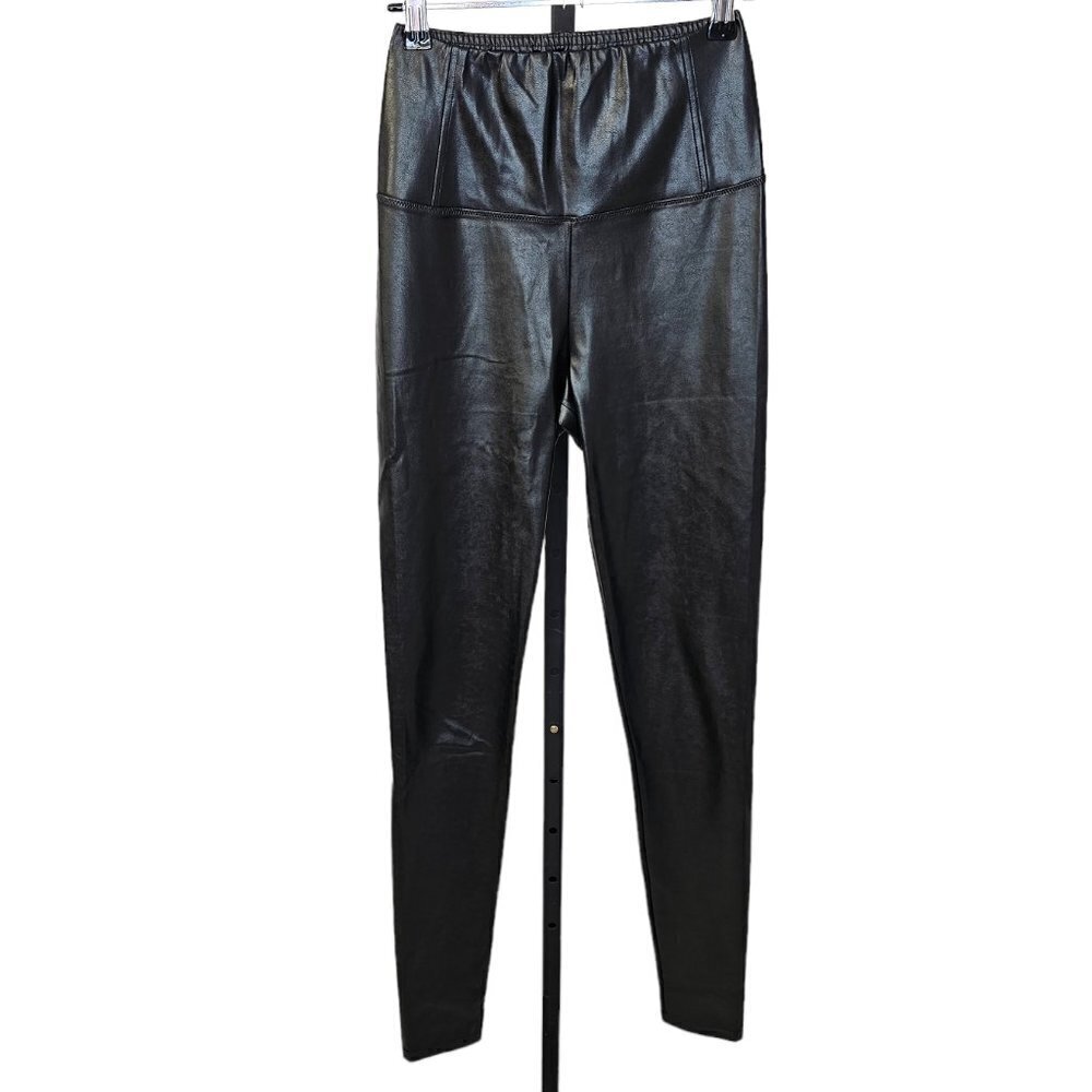 Aritzia Wilfred Free Daria Vegan Leather High Waisted  Leggings Pants Size Small